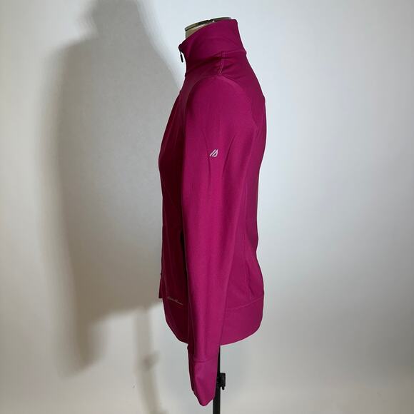 Eddie Bauer Motion Pink Lightweight Activewear Zip Jacket Womens Size XS Running - Picture 3 of 10